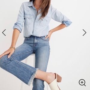 Madewell high rise Cali Demi-Boot jeans
